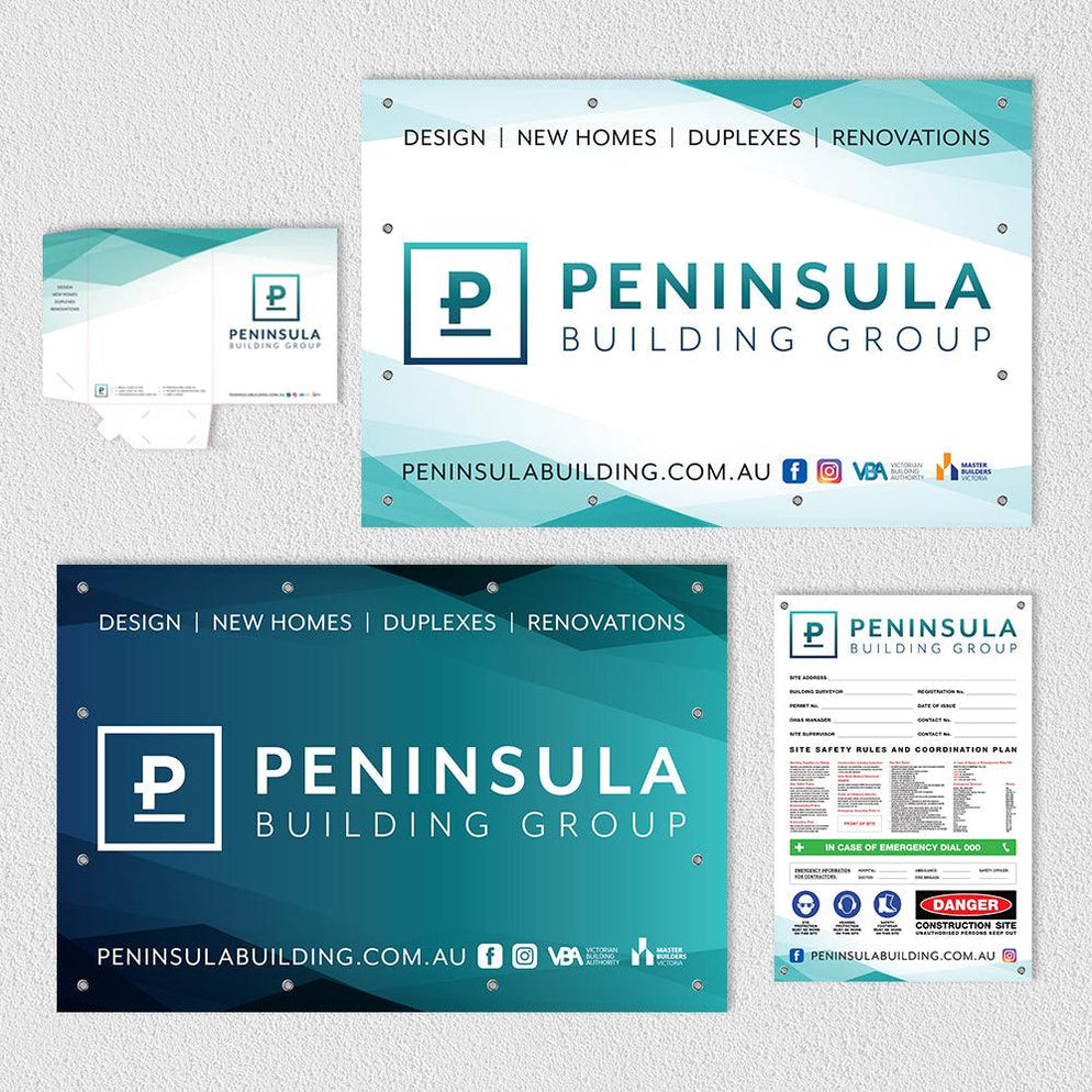 Corflute Signs 900mm x 600mm & 2.4m x 1.6m Banner Mesh Panels - Signage ...
