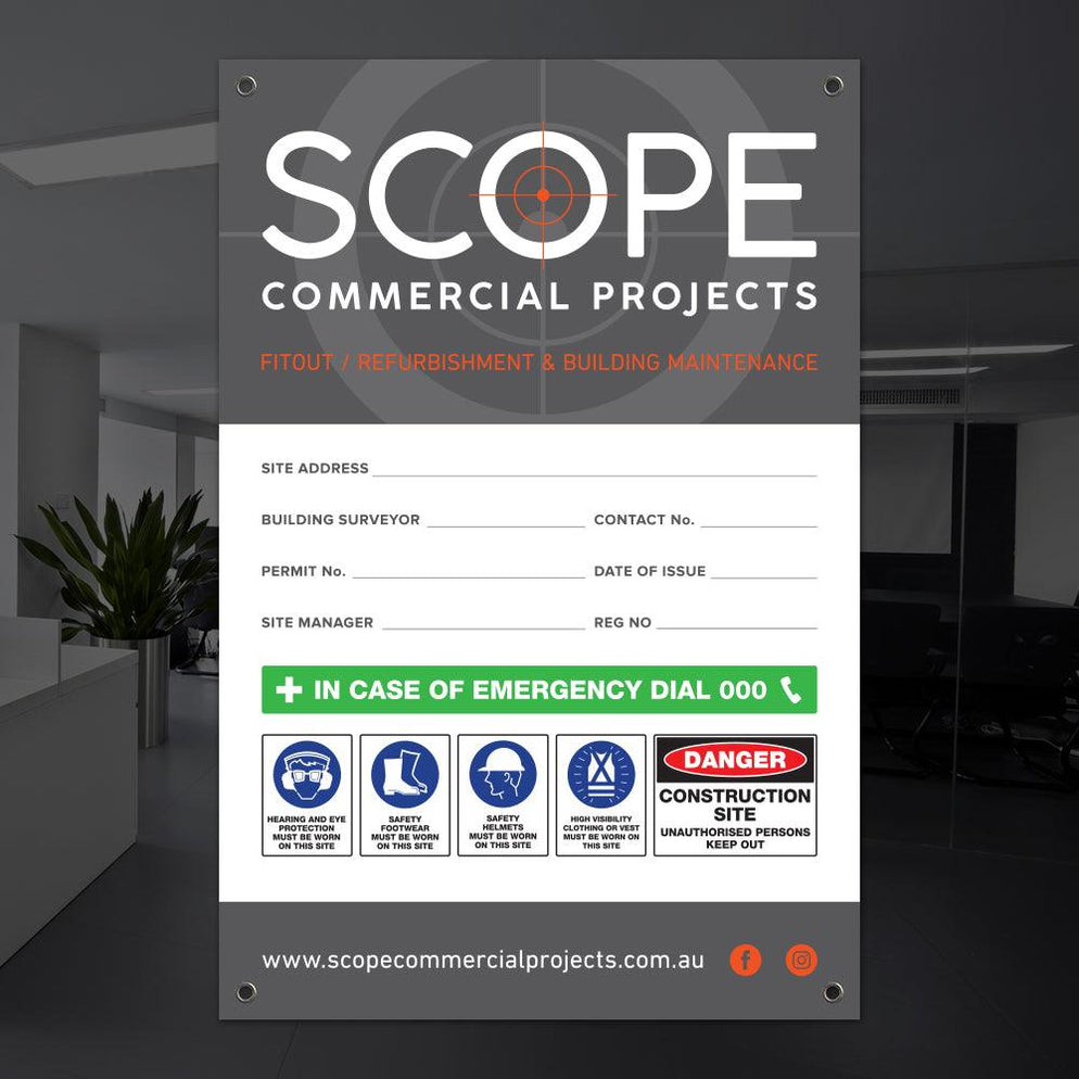 Site Safety Corflute Signs | Construction Site Signage | Building Site ...